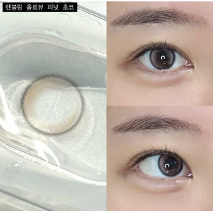 【散光】Lenbling Eye Only 1 Month Olovue Peanut Choco 每月抛棄散光彩妝隱形眼鏡